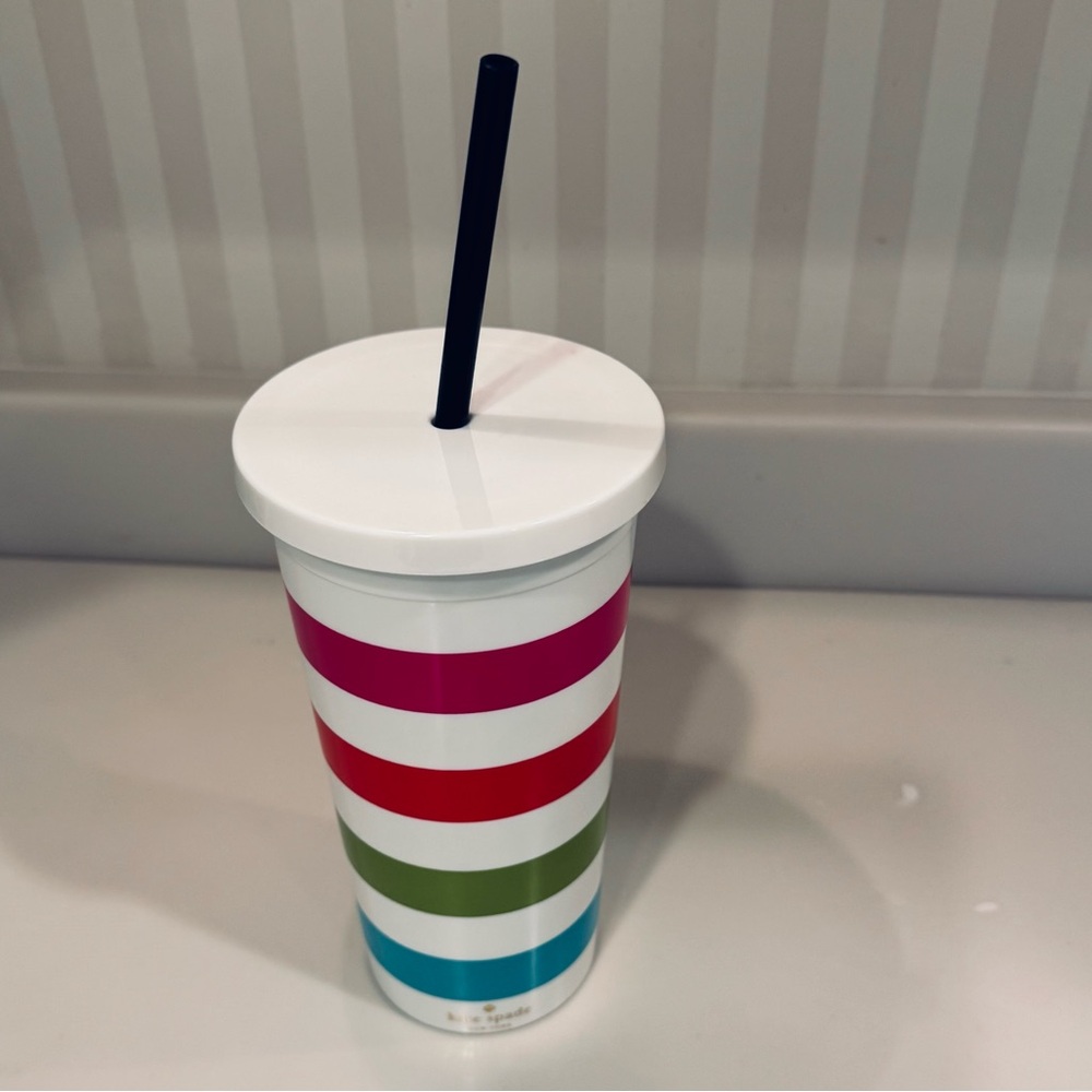 Kate Spade New York Candy Stripe Insulated Tumbler - Picture 6 of 10
